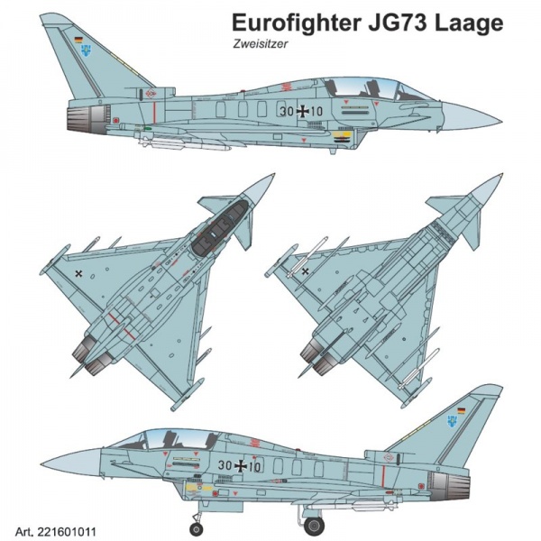 EUROFIGHTER TAIFUN Twinseatter JG-73 of German Luftwaffe<br /><a href='images/pictures/ETH_Arsenal/221601011.jpg' target='_blank'>Full size image</a>